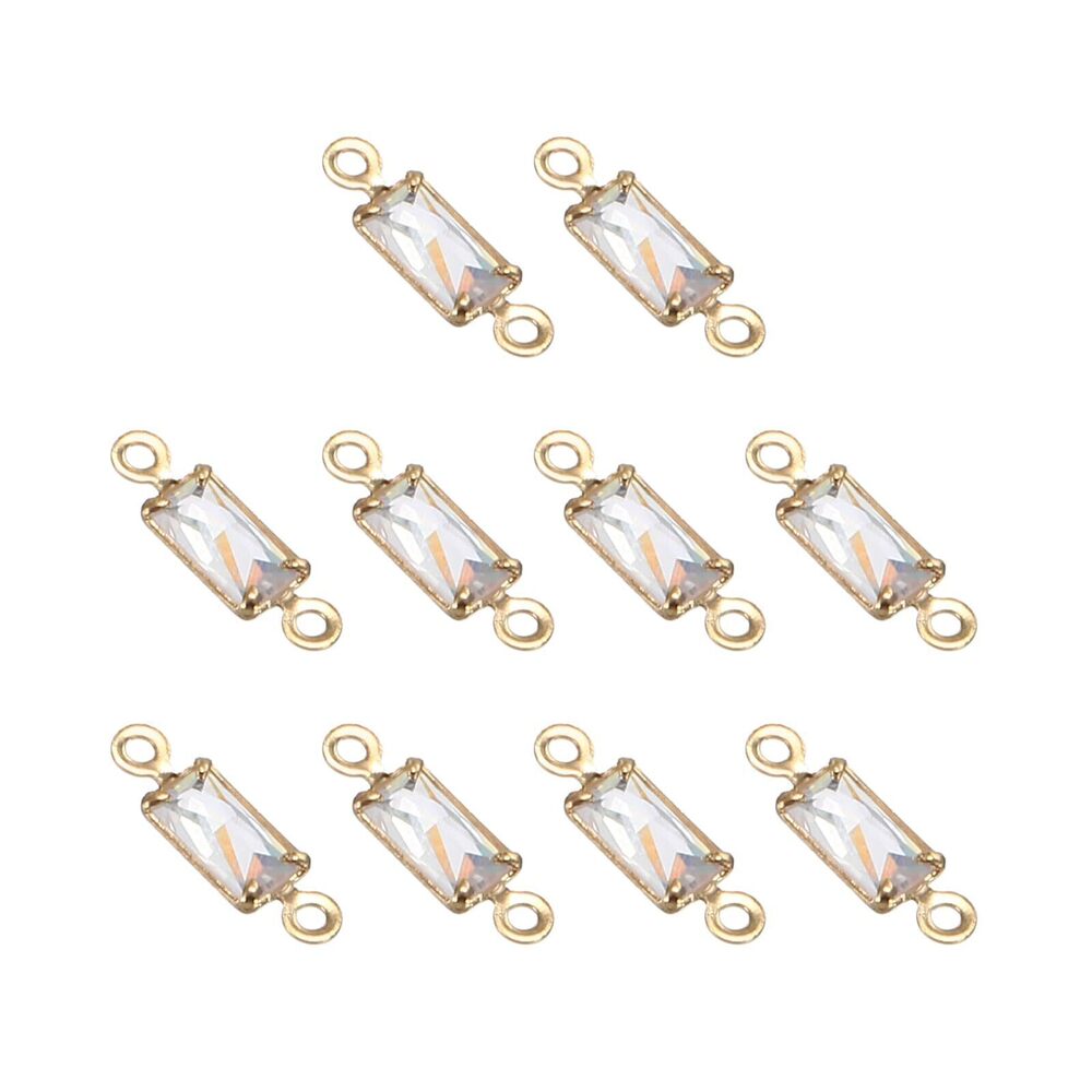 5145 30pcs Zirconia Charm, 5mm Mini Crystal Bracelet Charm Zircon